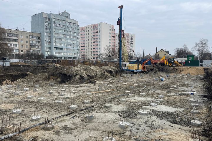 Буріння паль для фундаменту малоповерхового будинку в Києві